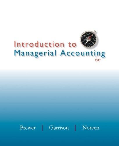 Introduction to Managerial Accounting