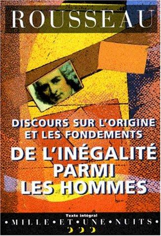 Discours sur l'origine et les fondements de l'inégalité parmi les hommes