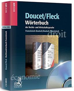 Wörterbuch der Rechts- und Wirtschaftssprache CD-ROM: Französisch-Deutsch / Deutsch-Französisch