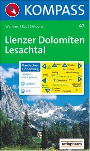 Lienzer Dolomiten, Lesachtal: Wanderkarten / Rad / Skitouren. GPS-geeignet