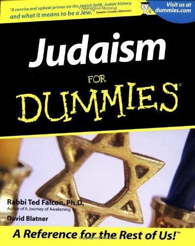 Judaism For Dummies (For Dummies (Lifestyles Paperback))