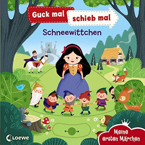 Guck mal, schieb mal! Meine ersten Märchen - Schneewittchen: Pappbilderbuch ab 2 Jahre