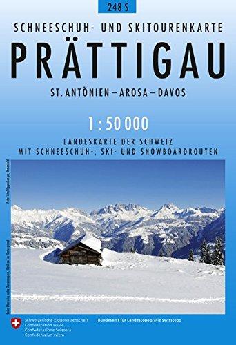 Prättigau Skitourenkarte 1:50'000