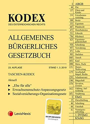 Taschen-Kodex ABGB 2019