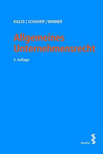 Allgemeines Unternehmensrecht