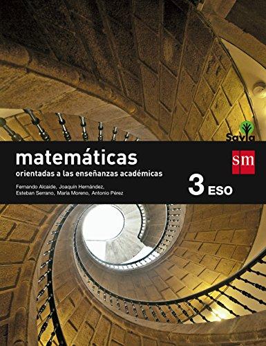 Savia, matemáticas orientadas a las enseñanzas académicas, 3 ESO