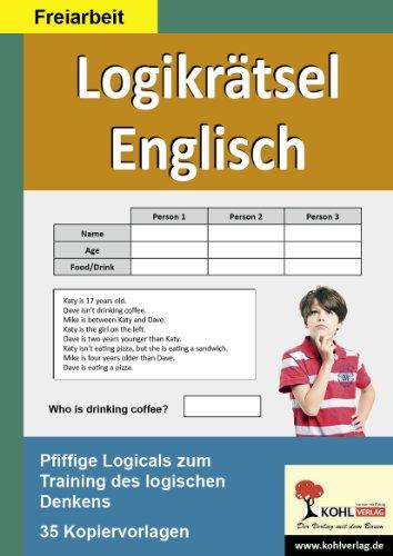 Logikrätsel Englisch Pfiffige Logicals zum Training des logischen Denkens