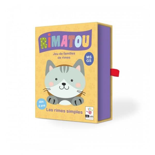 Rimatou : jeu de familles de rimes. Les rimes simples : MS, GS : dès 4 ans