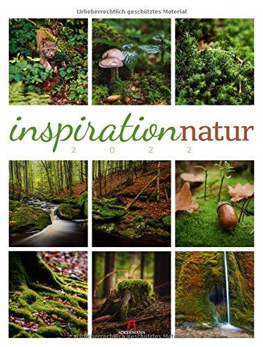 Inspiration Natur Kalender 2022, Wandkalender im Hochformat (50x66 cm) - Inspirations- / Naturkalender mit Bildmosaik im Triplet-Stil