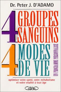 4 groupes sanguins, 4 modes de vie