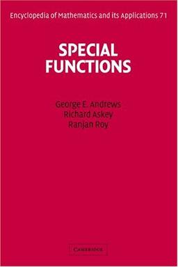 Special Functions (Encyclopedia of Mathematics and its Applications, Band 71)