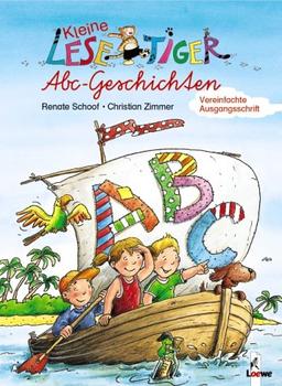 Kleine Lesetiger-Abc-Geschichten (Vereinfachte Ausgangsschrift)