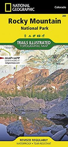 National Geographic Trails Illustrated Map Rocky Mountain National Park: Topographic Map. Rocky Mountain Nationalpark inkl. Arapaho und Roosevelt ... Wilderness, Arapaho National Erholungsgebiet