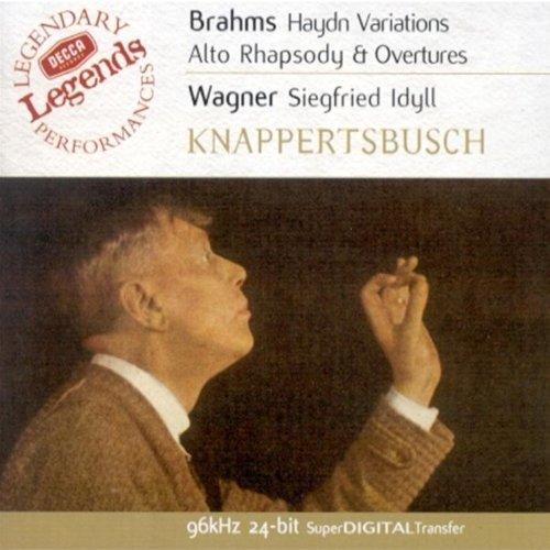 Brahms: Akademische Festouvertüre, Alt-Rhapsodie, Tragische Ouvertüre, Haydn-Variationen / Wagner: Siegfried-Idyll