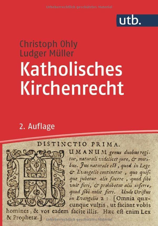 Katholisches Kirchenrecht: Ein Studienbuch