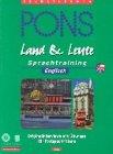 PONS Land & Leute Sprachtrainer, Audio-CDs m. Textbuch, Englisch, 2 CD-Audio m. Textbuch