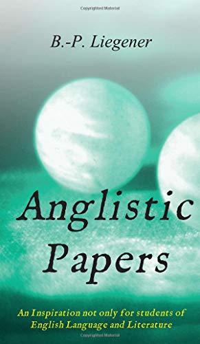 Anglistic Papers: An Inspiration not only for Students of English Language and Literature