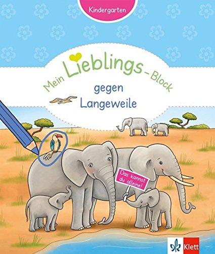 Klett Mein Lieblings-Block gegen Langeweile: Kindergarten ab 3 Jahren. Das kannst du alleine!