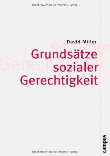 Grundsätze sozialer Gerechtigkeit (Theorie und Gesellschaft)