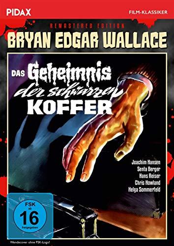 Bryan Edgar Wallace: Das Geheimnis der schwarzen Koffer - Remastered Edition / Spannender Gruselkrimi mit Starbesetzung + Bonusmaterial, inkl. Hörspielfassung (Pidax Film-Klassiker)