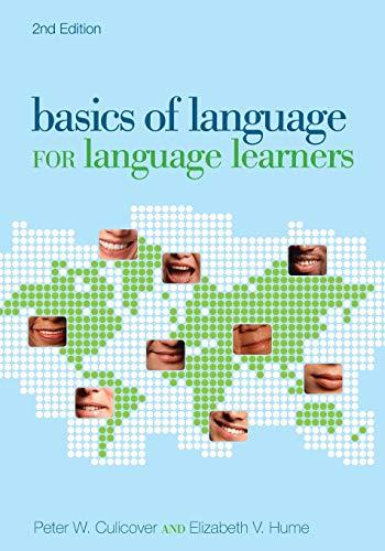 Basics of Language for Language Learners, 2nd Edition