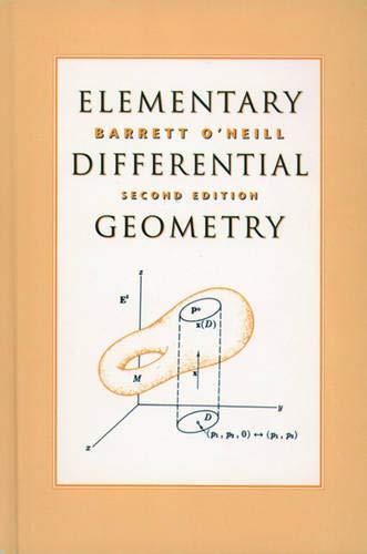 Elementary Differential Geometry