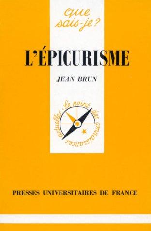 L'épicurisme (Que Sais-Je ?)