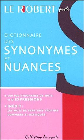 Dictionnaire des synonymes et nuances