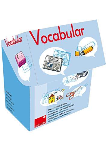 Vocabular: Wortschatzbilder Schule, Medien, Kommunikation