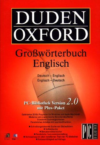 Duden - Oxford Großwörterbuch Englisch