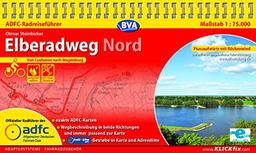 ADFC-Radreiseführer Elberadweg Nord 1:75.000 praktische Spiralbindung, reiß- und wetterfest, GPS-Tracks Download: Von Cuxhaven nach Magdeburg