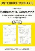 Mathematik / Geometrie, 7./8. Jahrgangsstufe - Arbeitsblätter mit Loesungen