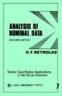 REYNOLDS: ANALYSIS (2/ED) OF NOMINAL DATA (P) (Quantitative Applications in the Social Sciences)