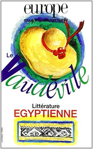 No 786 - octobre 1994. le vaudeville