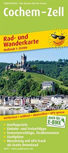 Cochem - Zell: Rad- und Wanderkarte mit Ausflugszielen, Einkehr- & Freizeittipps und Stadtplänen, wetterfest, reissfest, abwischbar, GPS-genau. 1:25000 (Rad- und Wanderkarte / RuWK)