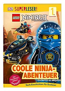 SUPERLESER! LEGO® NINJAGO® Coole Ninja-Abenteuer: 1. Lesestufe Sach-Geschichten für Leseanfänger