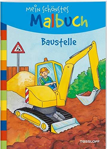 Mein schönstes Malbuch. Baustelle: Malen für Kinder ab 5 Jahren (Malbücher und -blöcke)