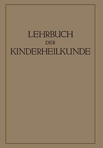 Lehrbuch der Kinderheilkunde