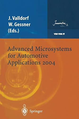 Advanced Microsystems for Automotive Applications 2004 (Vdi-Buch)