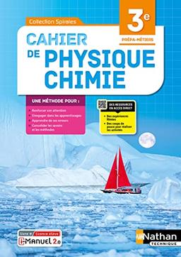 Cahier de physique chimie 3e prépa-métiers