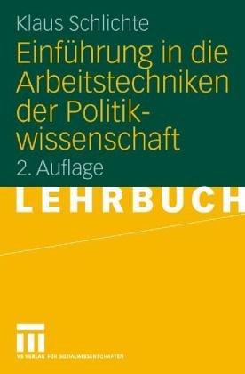 Schlichte, Arbeitstechniken Politikwissenschaft