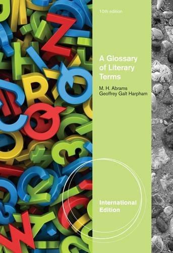 A Glossary of Literary Terms