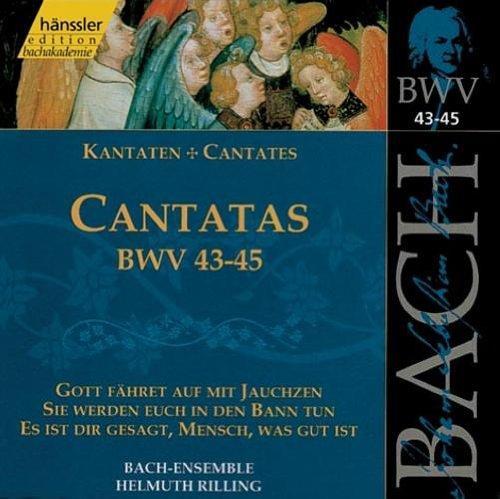 Edition Bachakademie Vol. 15 (Geistliche Kantaten BWV 43-45)