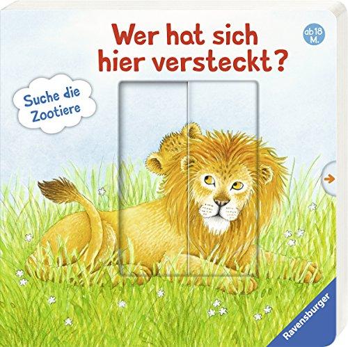 Wer hat sich hier versteckt? Suche die Zootiere