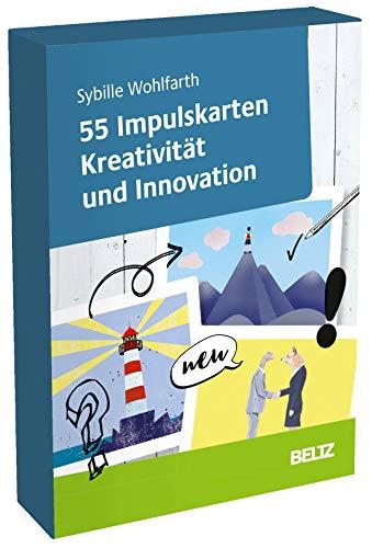 55 Impulskarten Kreativität und Innovation: Mit 28-seitigem Booklet (Coachingkarten)