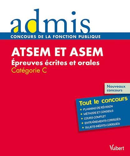 ATSEM et ASEM : épreuves écrites et orales : catégorie C