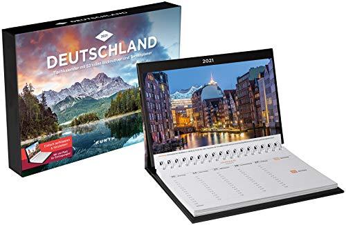 Deutschland Tischkalender 2021: Wochenkalender mit Terminplaner (KUNTH Tischkalender mit Wochenplaner)