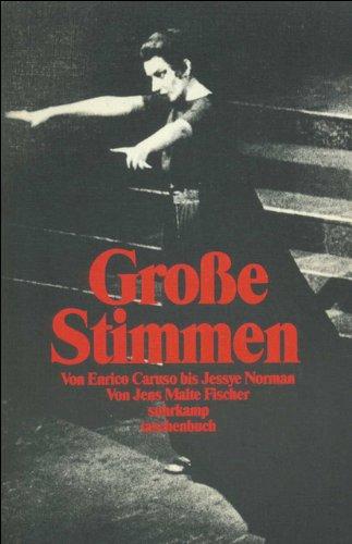 Große Stimmen: Von Enrico Caruso bis Jessye Norman (suhrkamp taschenbuch)