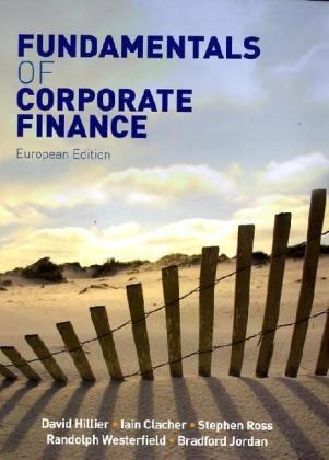 Shrinkwrap: Fundamentals of Corporate Finance: European Edition with Connect Plus Card