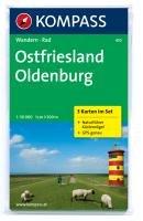 Ostfriesland - Oldenburg 1 : 50 000: Wanderkarten-Set mit Radrouten und Naturführer. GPS-genau